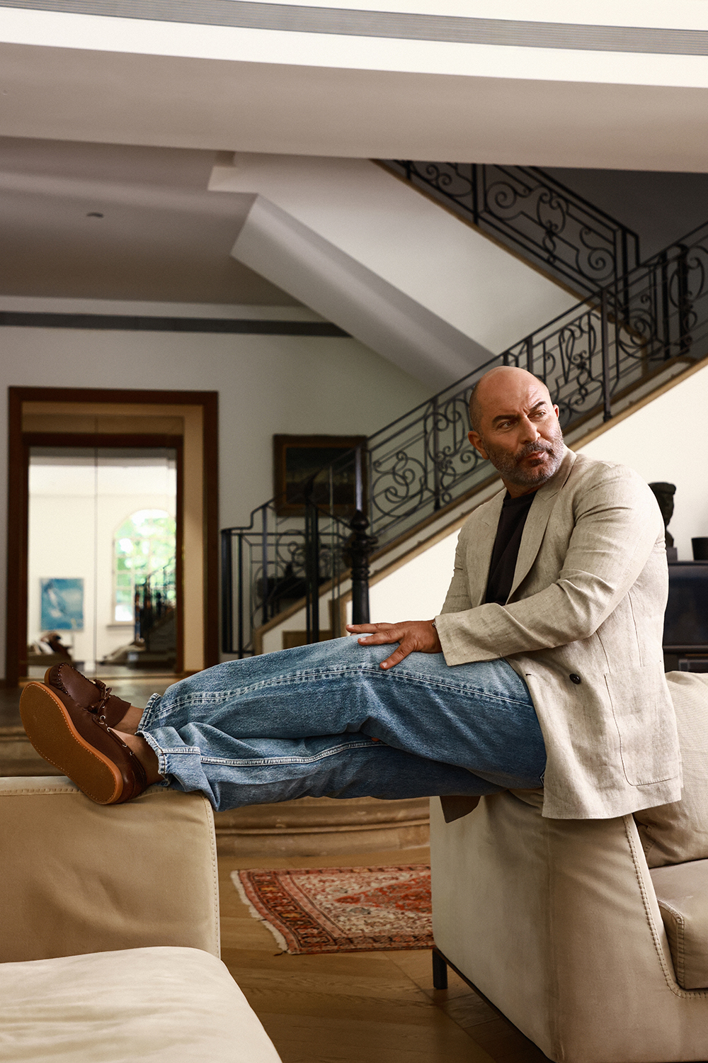 תמונת אווירה של מכנסי ג'ינס