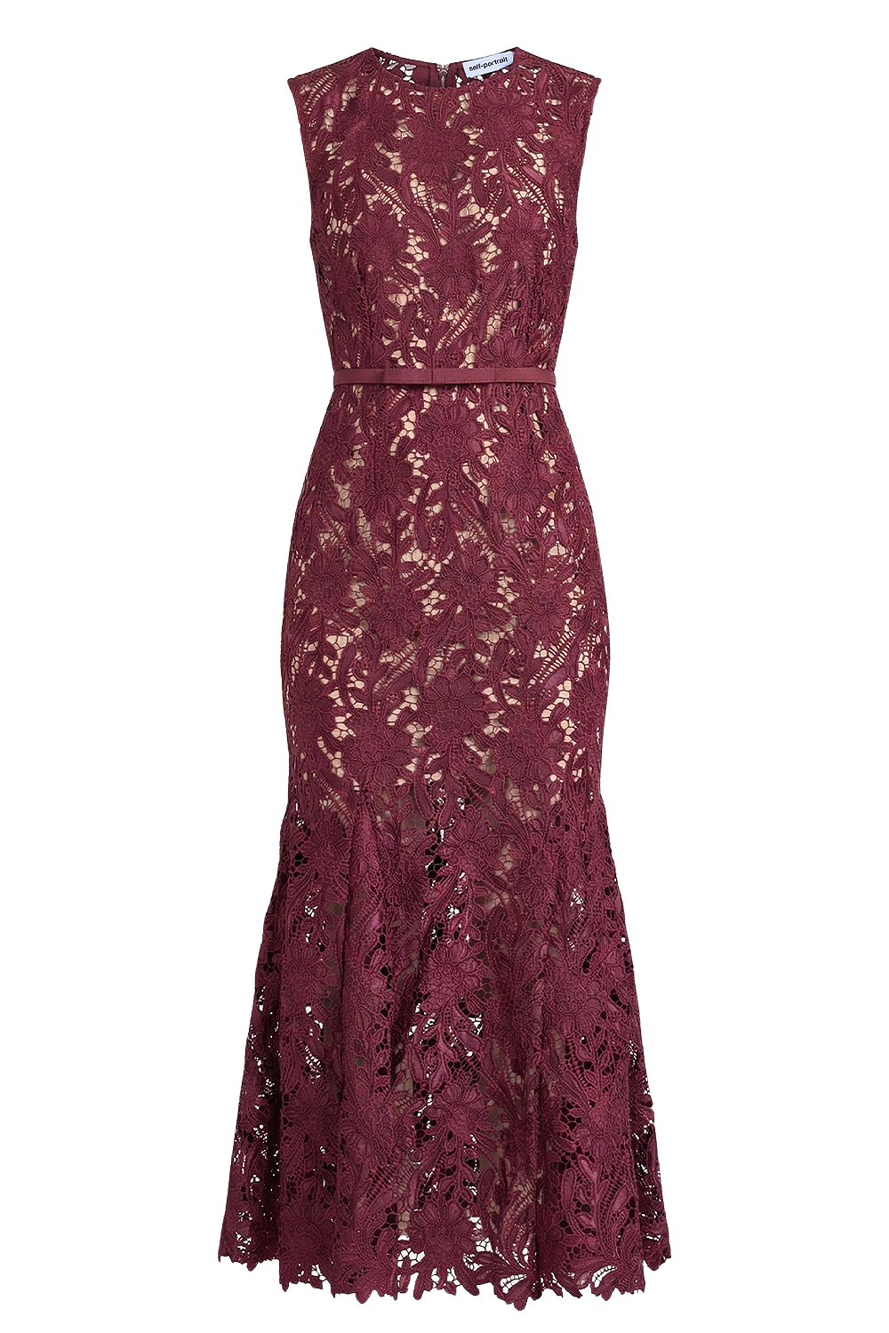 תמונה קידמית של שמלת מידי צמודה