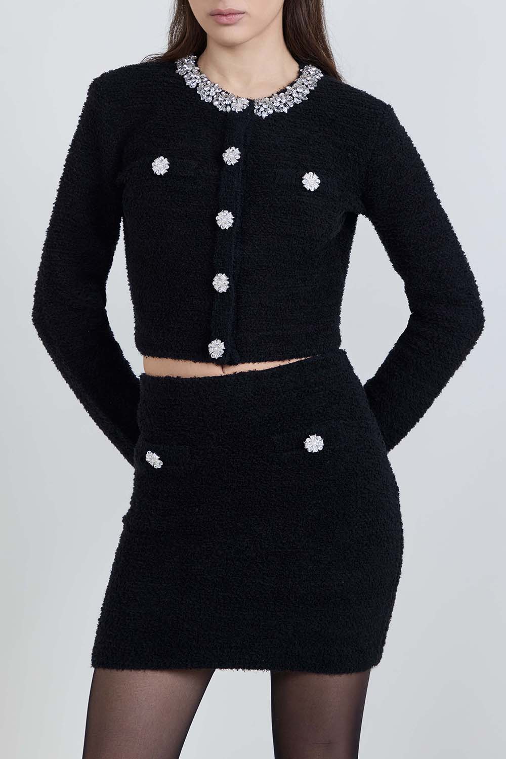 תמונת דוגמן קידמית של סריג קרדיגן