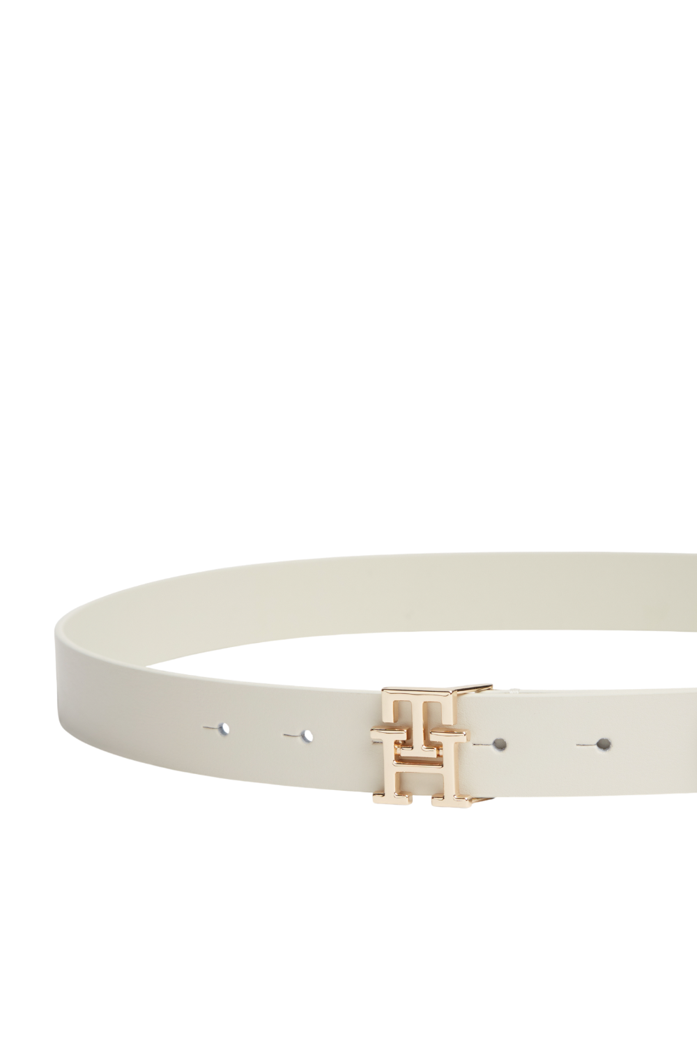 תמונת תקריב של חגורת עור