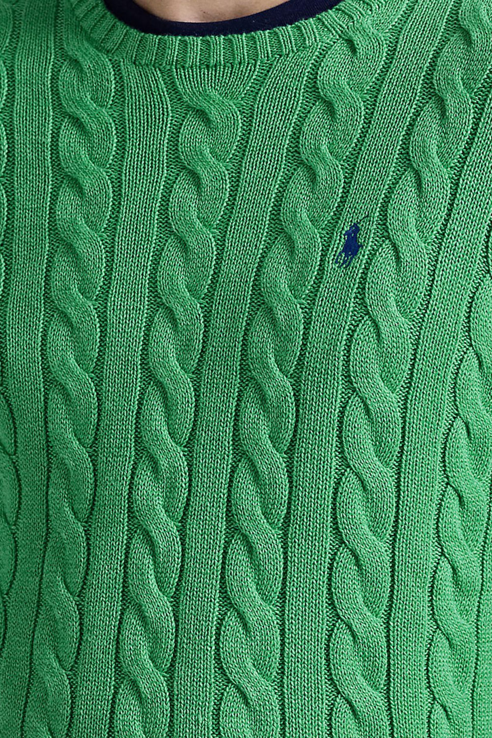 תמונת תקריב דוגמן של סריג כותנה