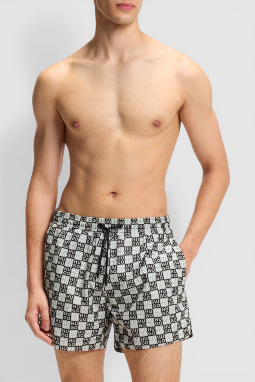 תמונת דוגמן קידמית של מכנסי בגד ים