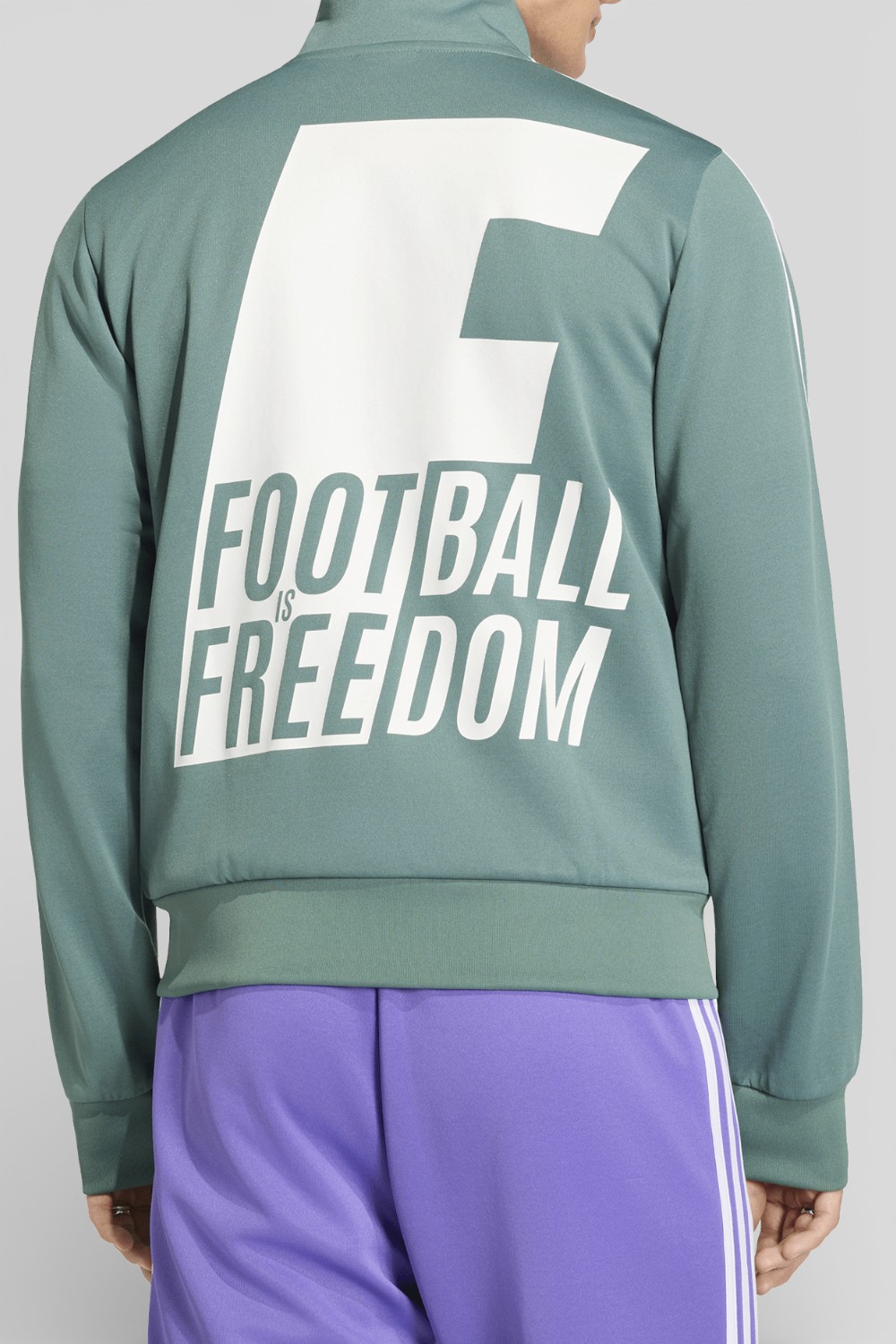 תמונת דוגמן אחורית של ז'קט בוב מארלי X אדידס