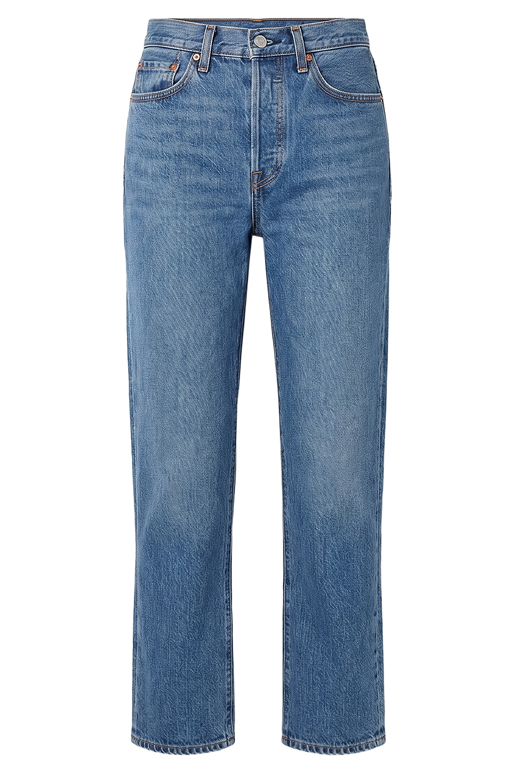 תמונה קידמית של מכנסי ג'ינס 501 בגזרה ישרה