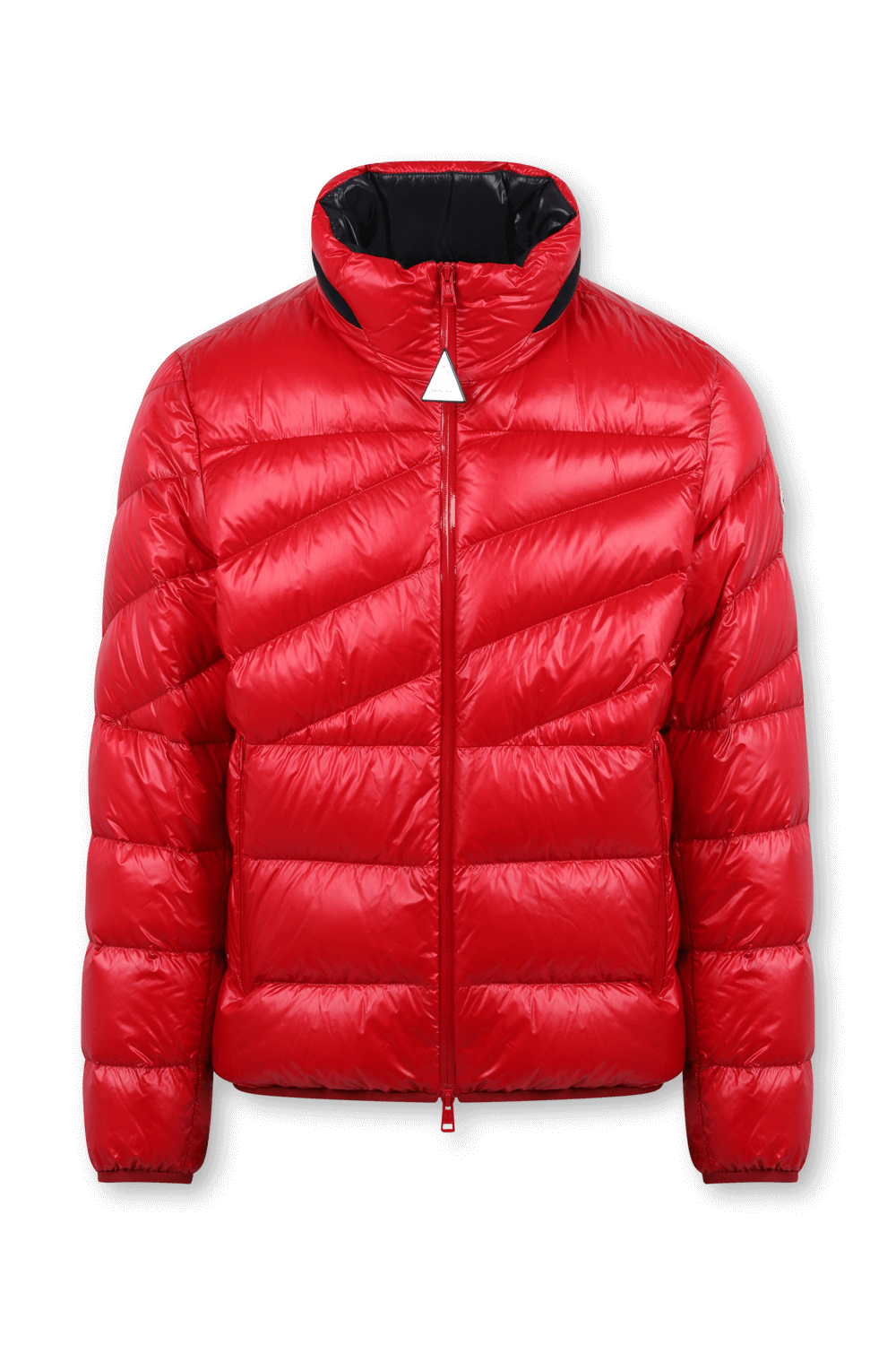 תמונה קידמית של מעיל פאפר הנין בגוון אדום מבריק