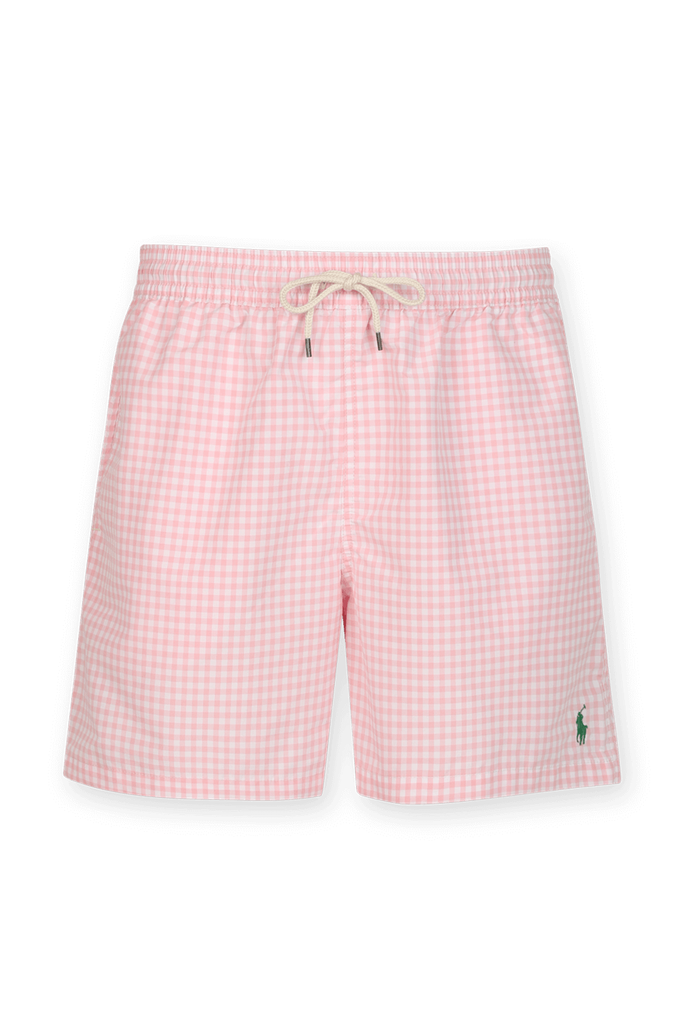 Plaid Swim Trunk in Pink and White POLO RALPH LAUREN