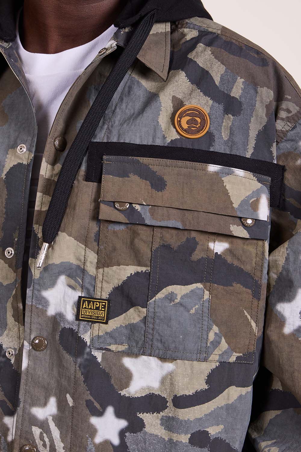 תמונת תקריב דוגמן של ז'קט קמופלאז'