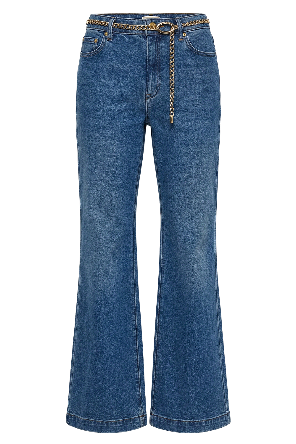 תמונה קידמית של חגורה מתכת