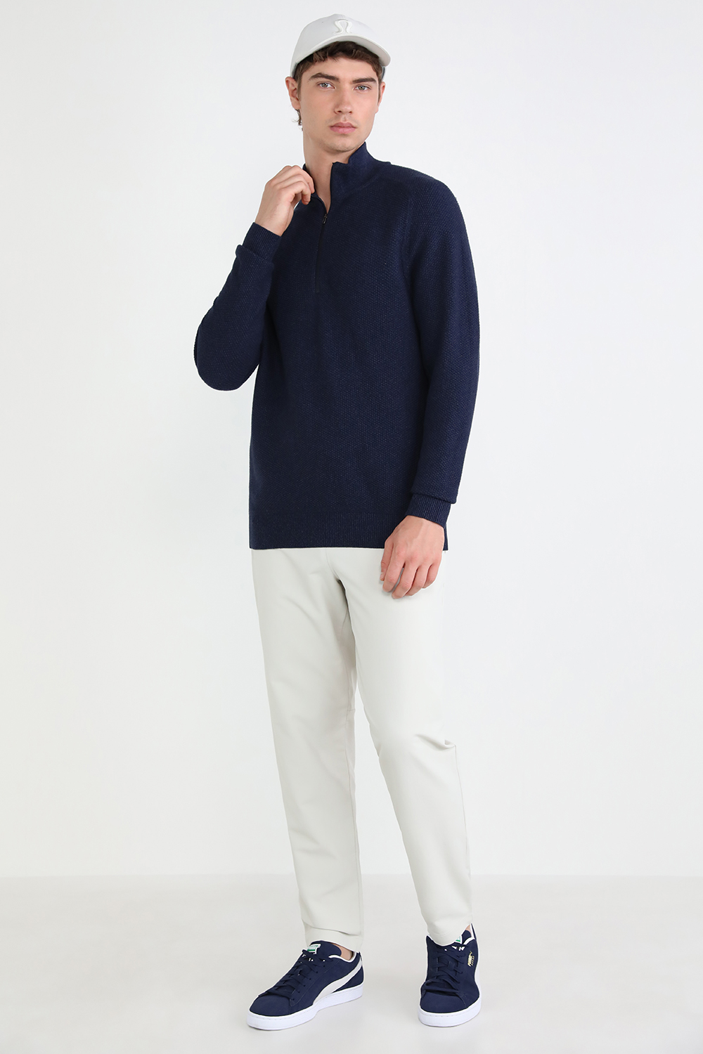 Textured Knit Half-Zip Sweater LULULEMON
