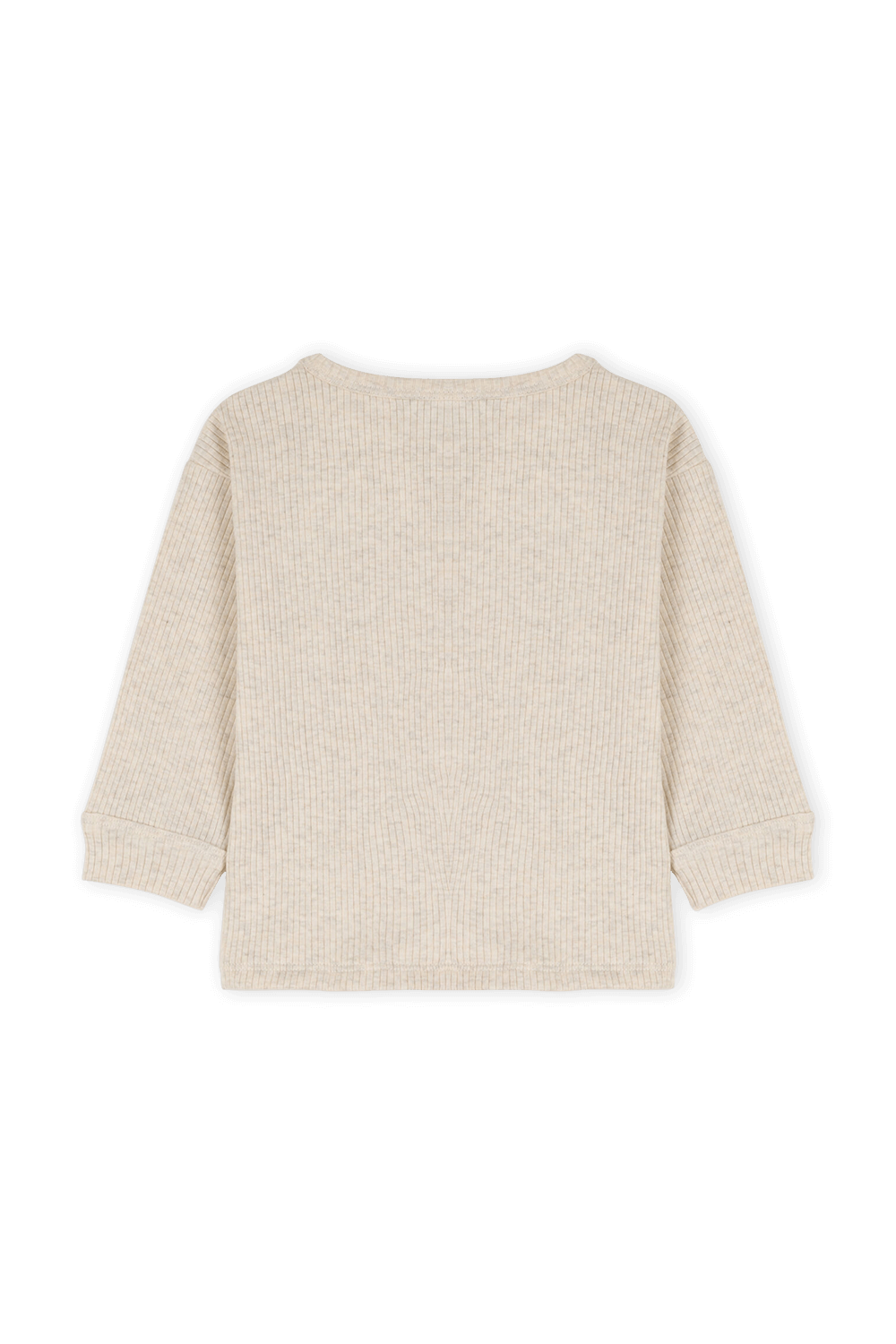 תמונה אחורית של חולצה ארוכה עם שני כפתורים - גילאי 3-12 חודשים