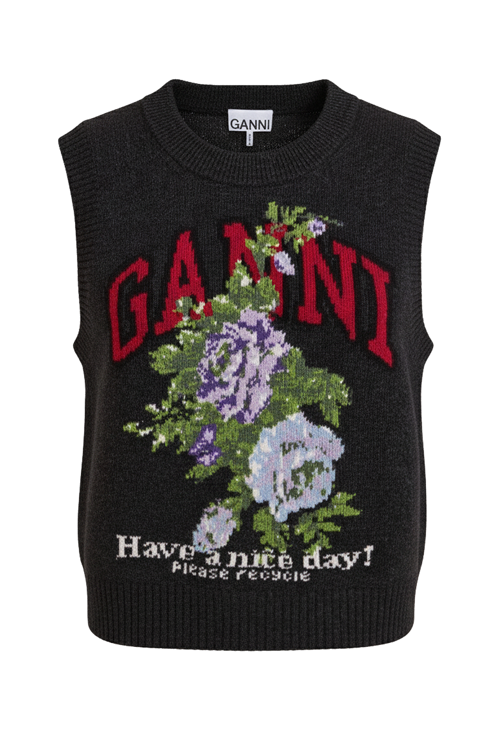 תמונה קידמית של אפודת צמר