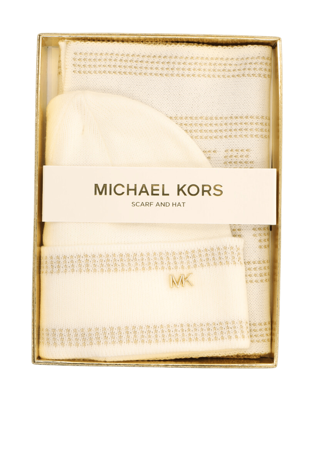 תמונה קידמית של מארז כובע וצעיף