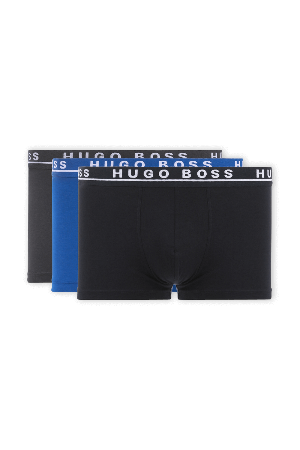 תמונה קידמית של מארז שלישיית תחתוני בוקסר עם לוגוטייפ