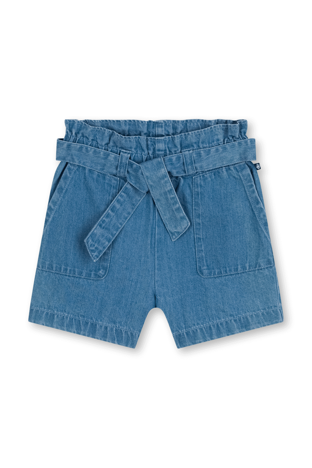 מכנסי ג'ינס קצרים - גילאי 6-12 שנים PETIT BATEAU