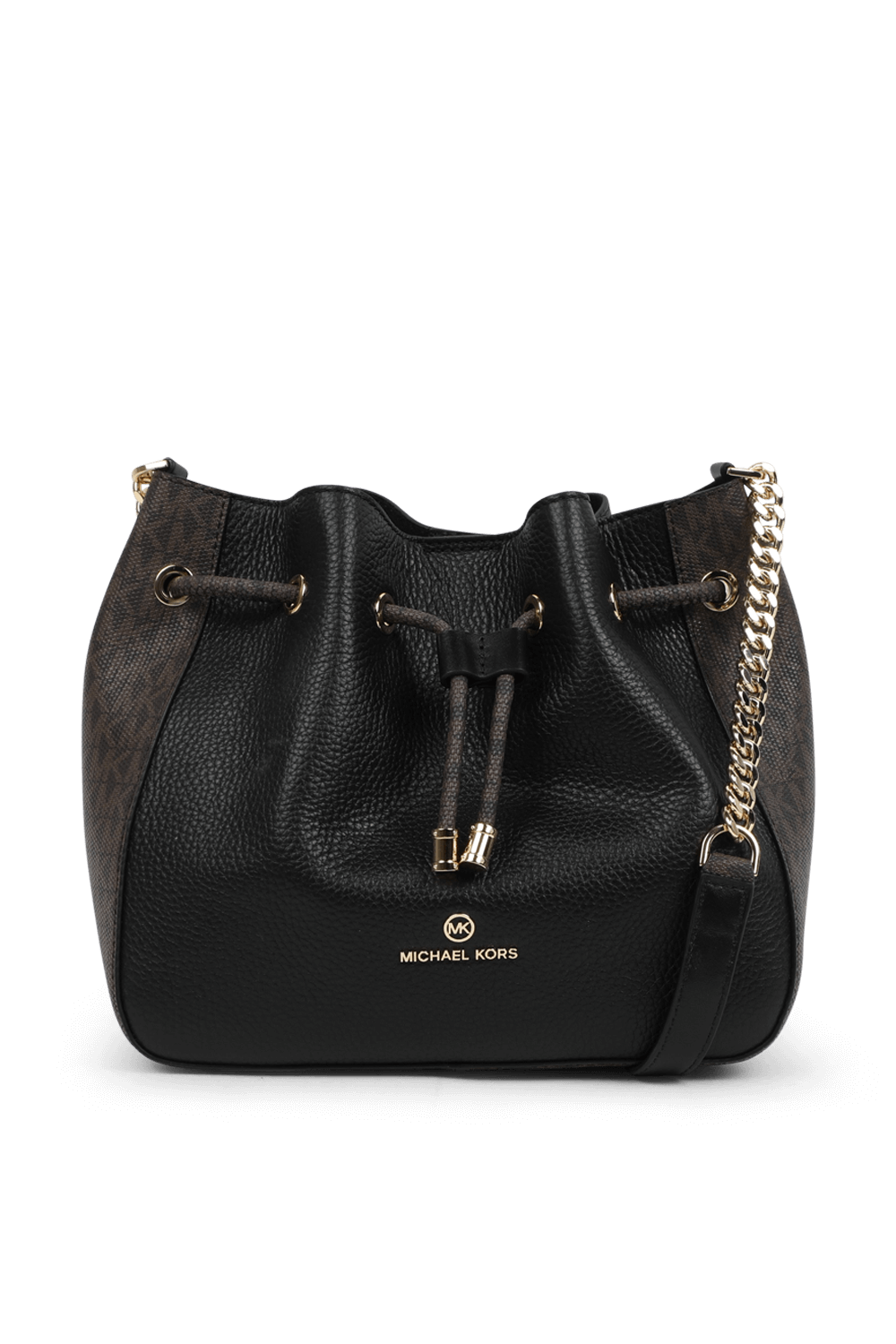 תמונה קידמית של תיק באקט מעור מגורען בגוון שחור