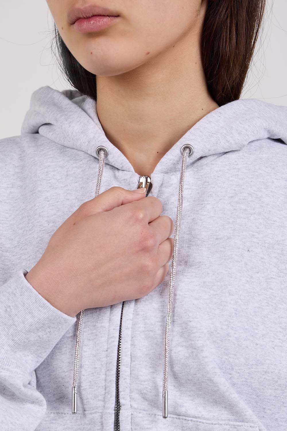 תמונת תקריב דוגמן של קפוצ'ון כותנה