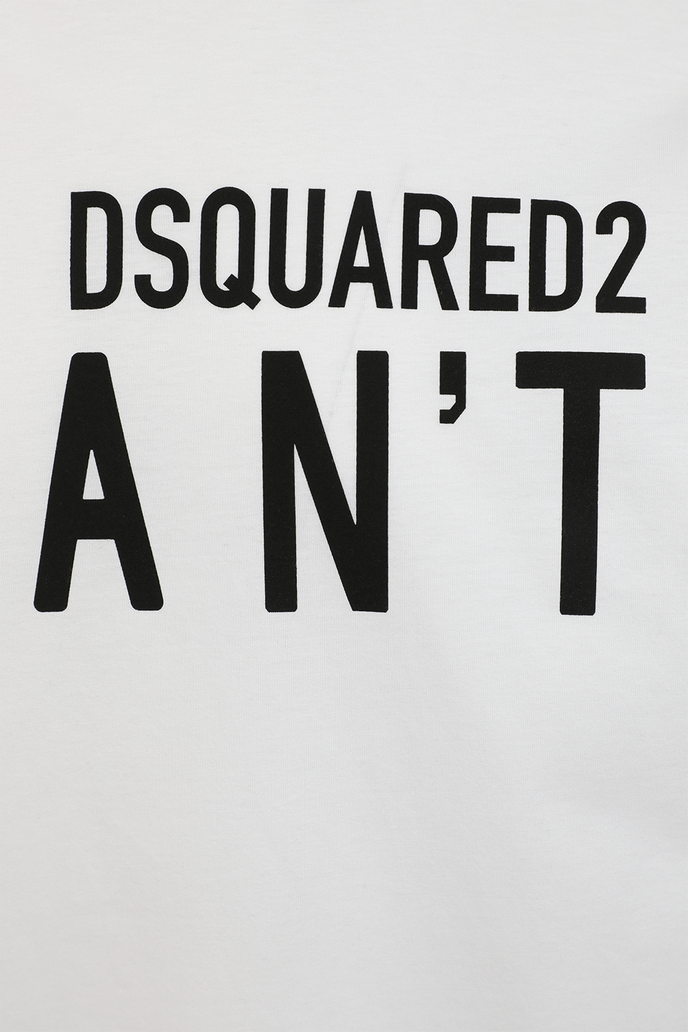 חולצה עם הדפס בגוון שחור DSQUARED2