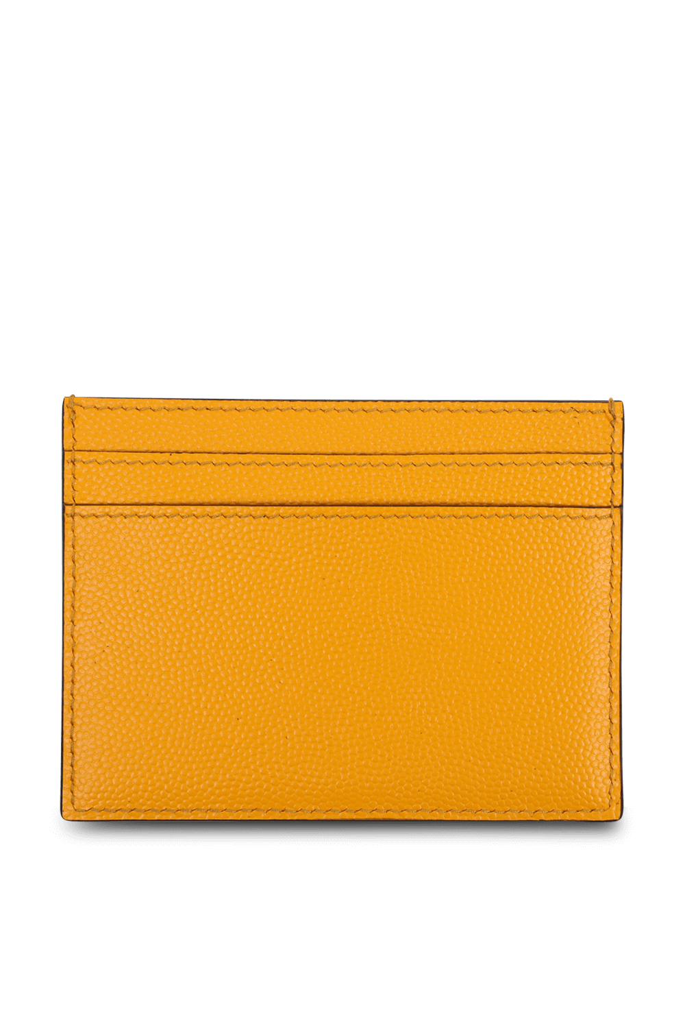 תמונה אחורית של ארנק כרטיסים כתום מעור