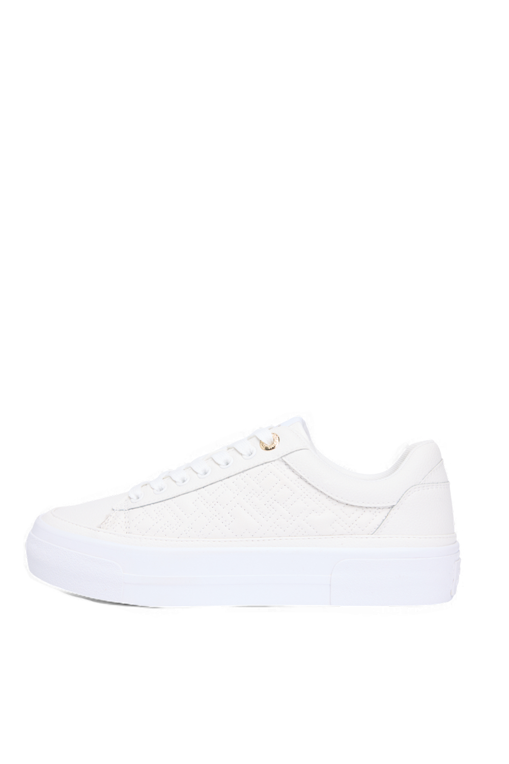 תמונה אחורית של נעלי סניקרס פלטפורמה