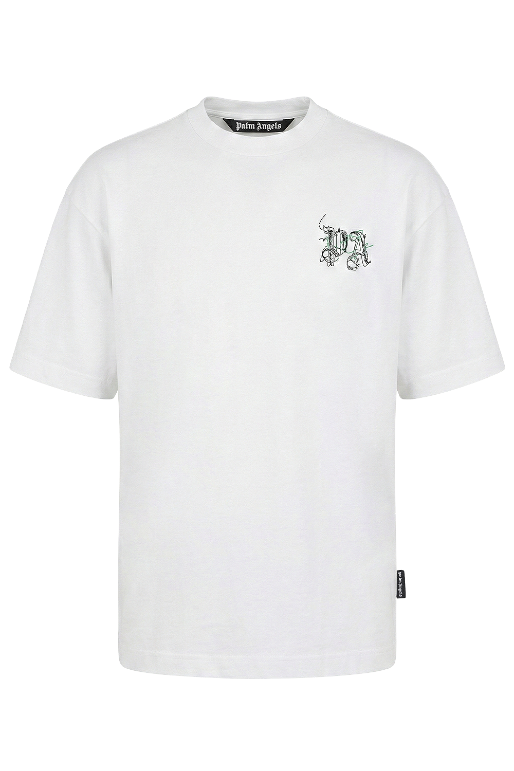 תמונה קידמית של חולצת טי אוברסייז