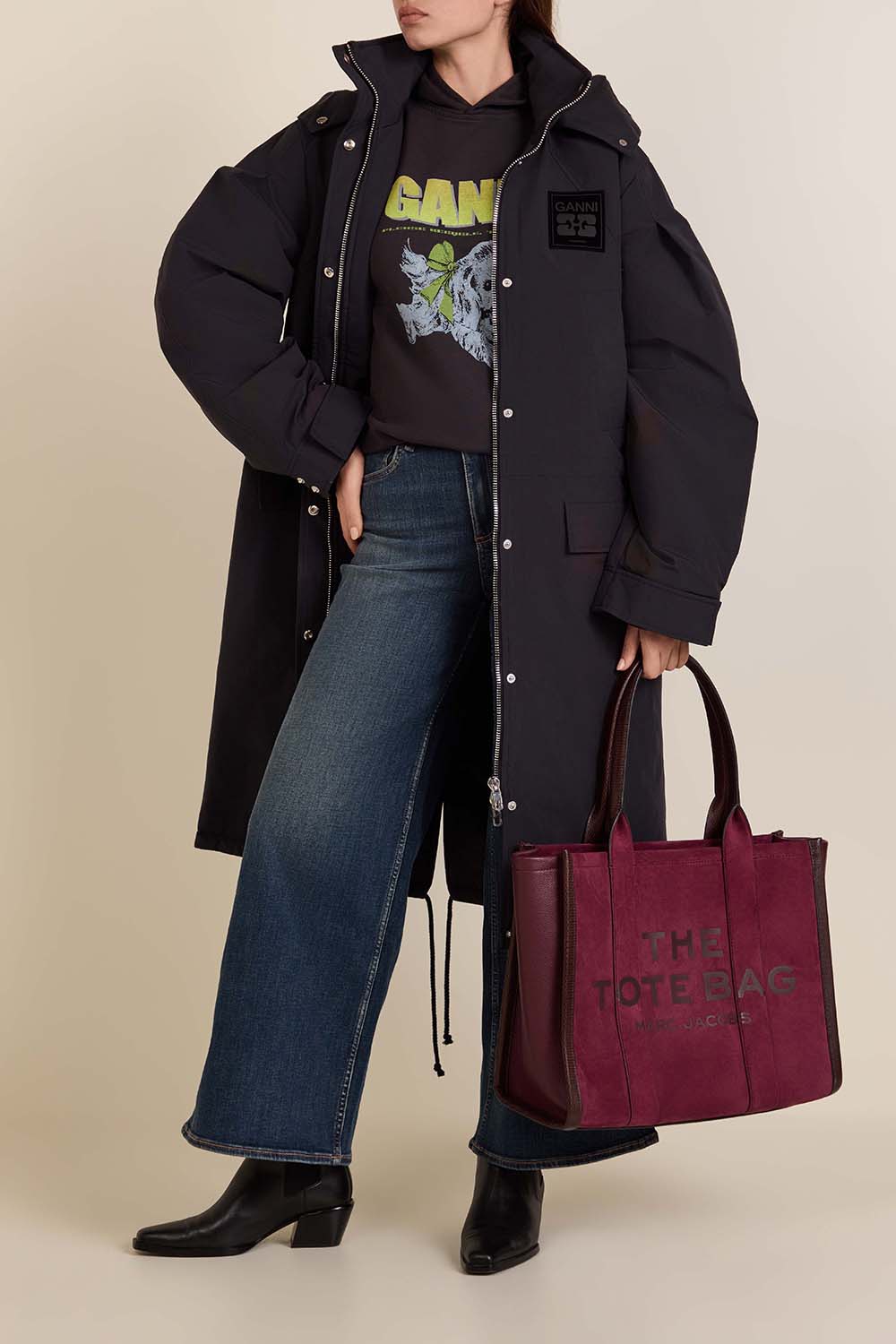 תמונת דוגמן קידמית של תיק טוט לארג'