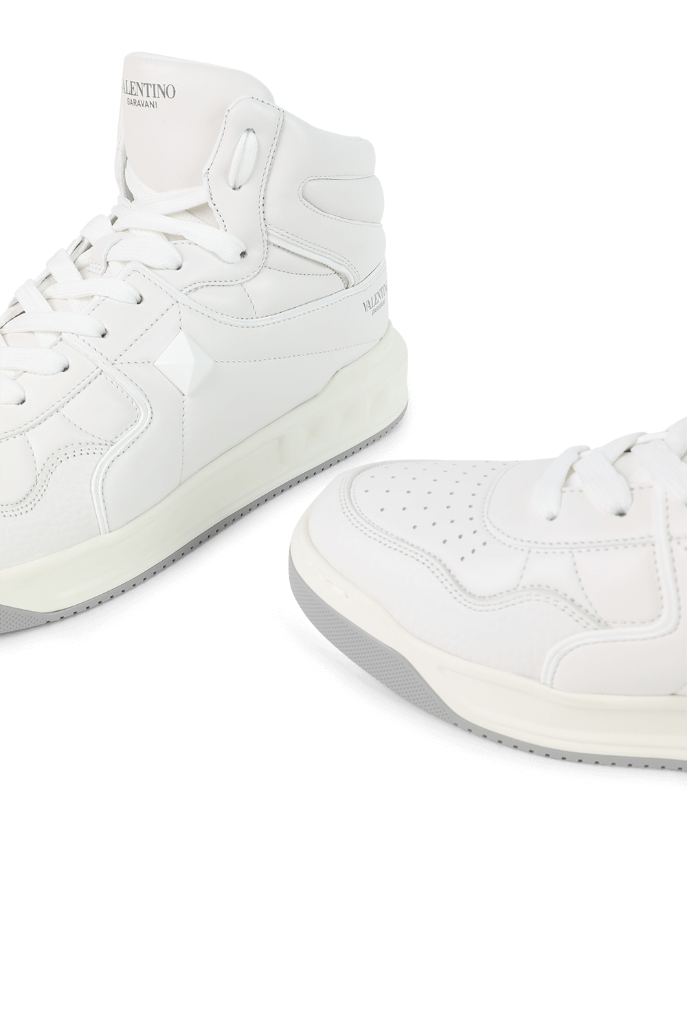 נעלי סניקרס ברכיסה גבוהה עם לוגו בצבע לבן VALENTINO GARAVANI
