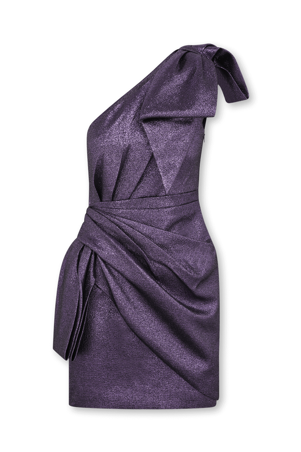 תמונה קידמית של שמלת מיני בריט מבריקה