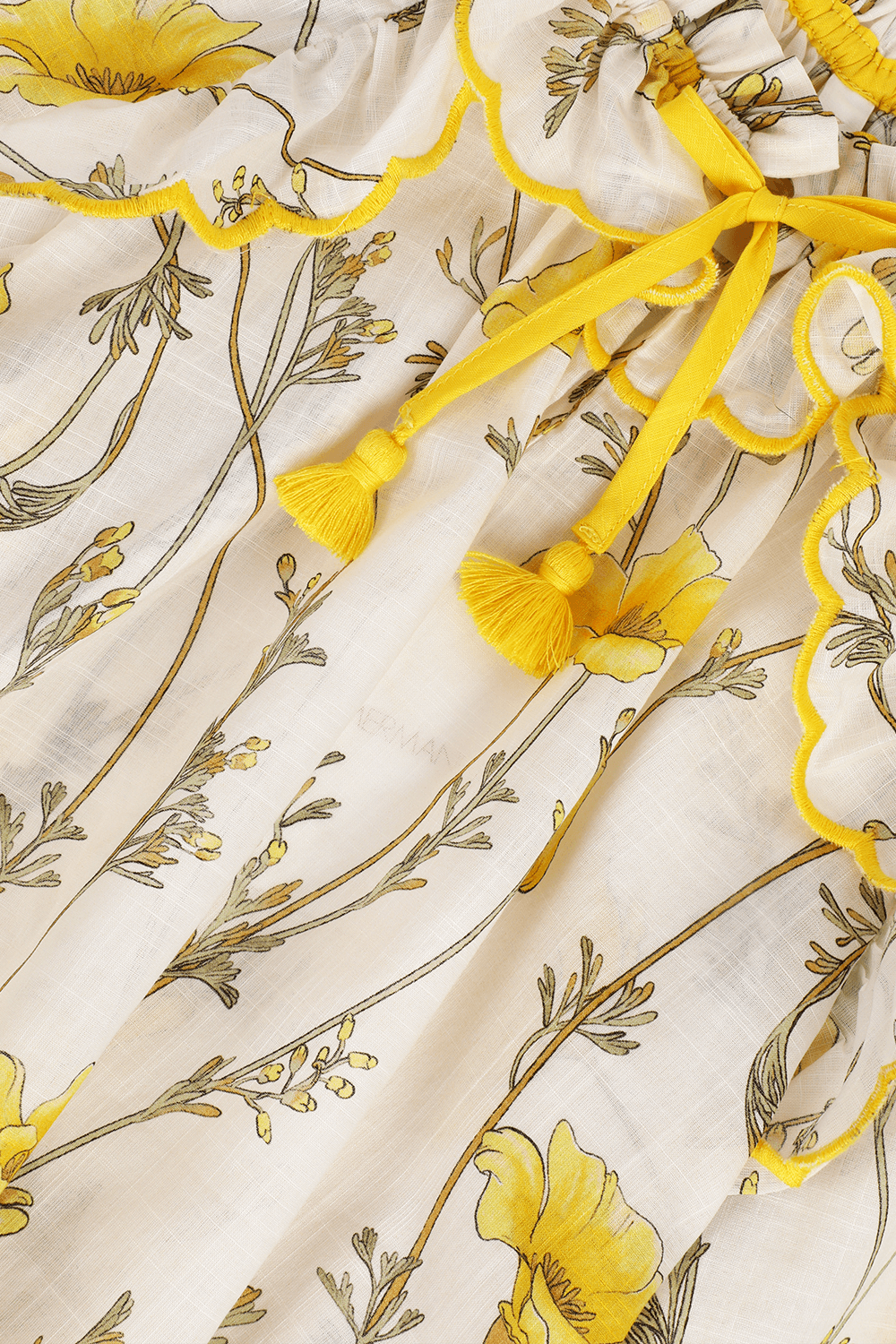 תמונה אחורית של גילאי 1-10 חולצה ארוכה מכותנה עם מלמלה