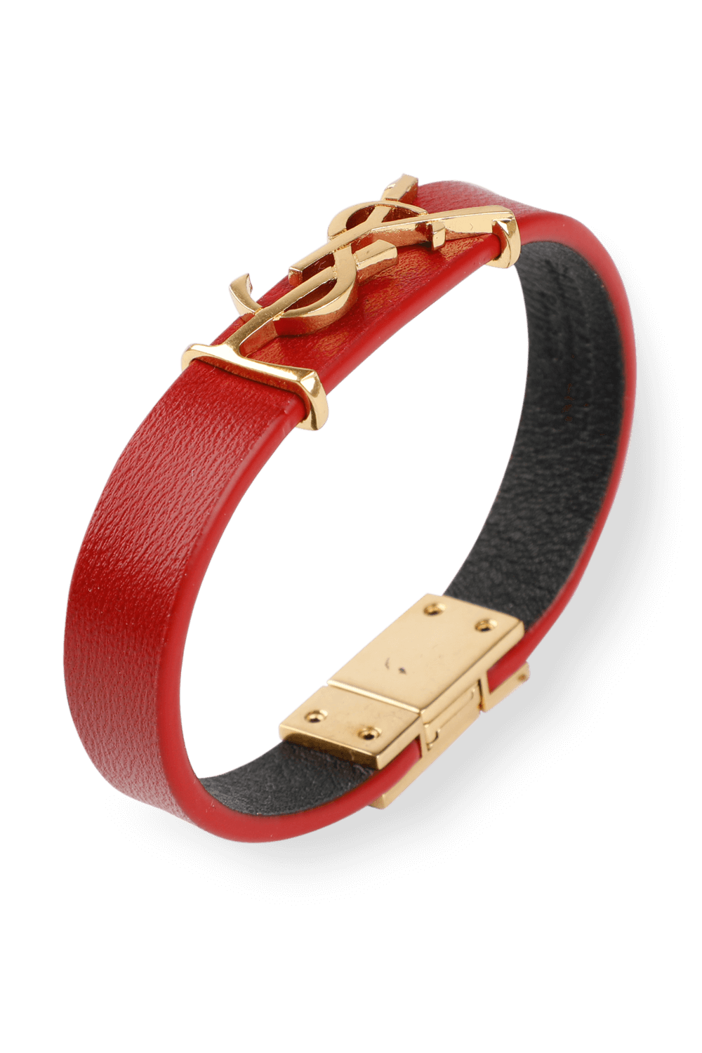 Opyum Bracelet Leather in Rouge SAINT LAURENT
