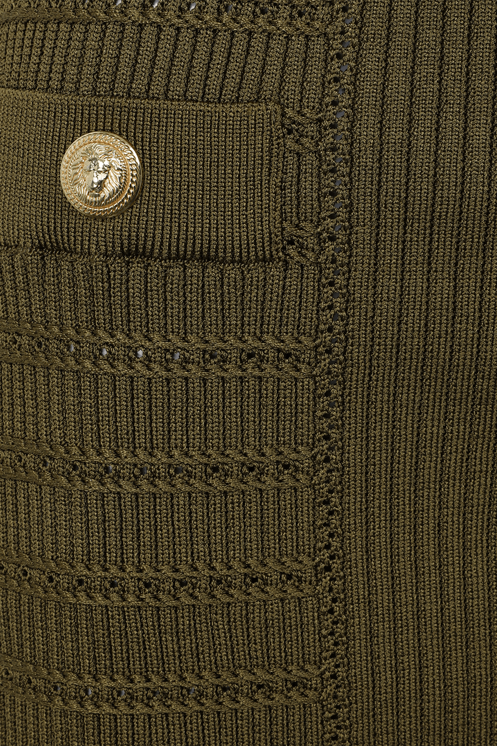 תמונה אחורית של חצאית מידי עיפרון מויסקוזה סרוגה