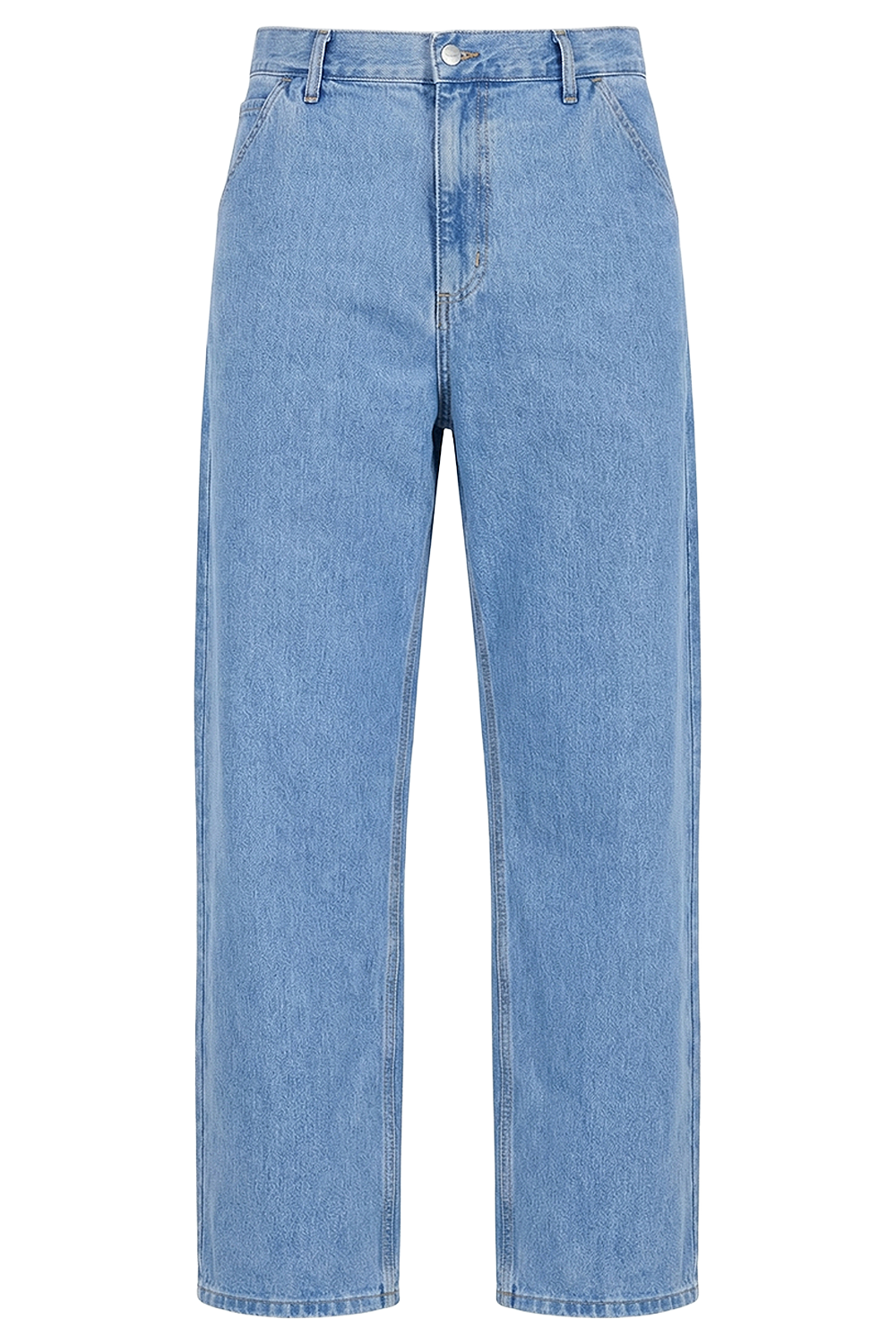 תמונה קידמית של מכנסי ג'ינס סינגל ניי