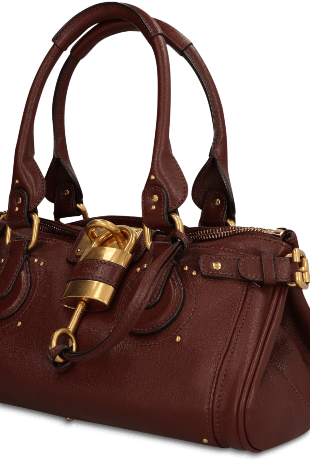 תמונת תקריב של תיק כתף פדינגטון