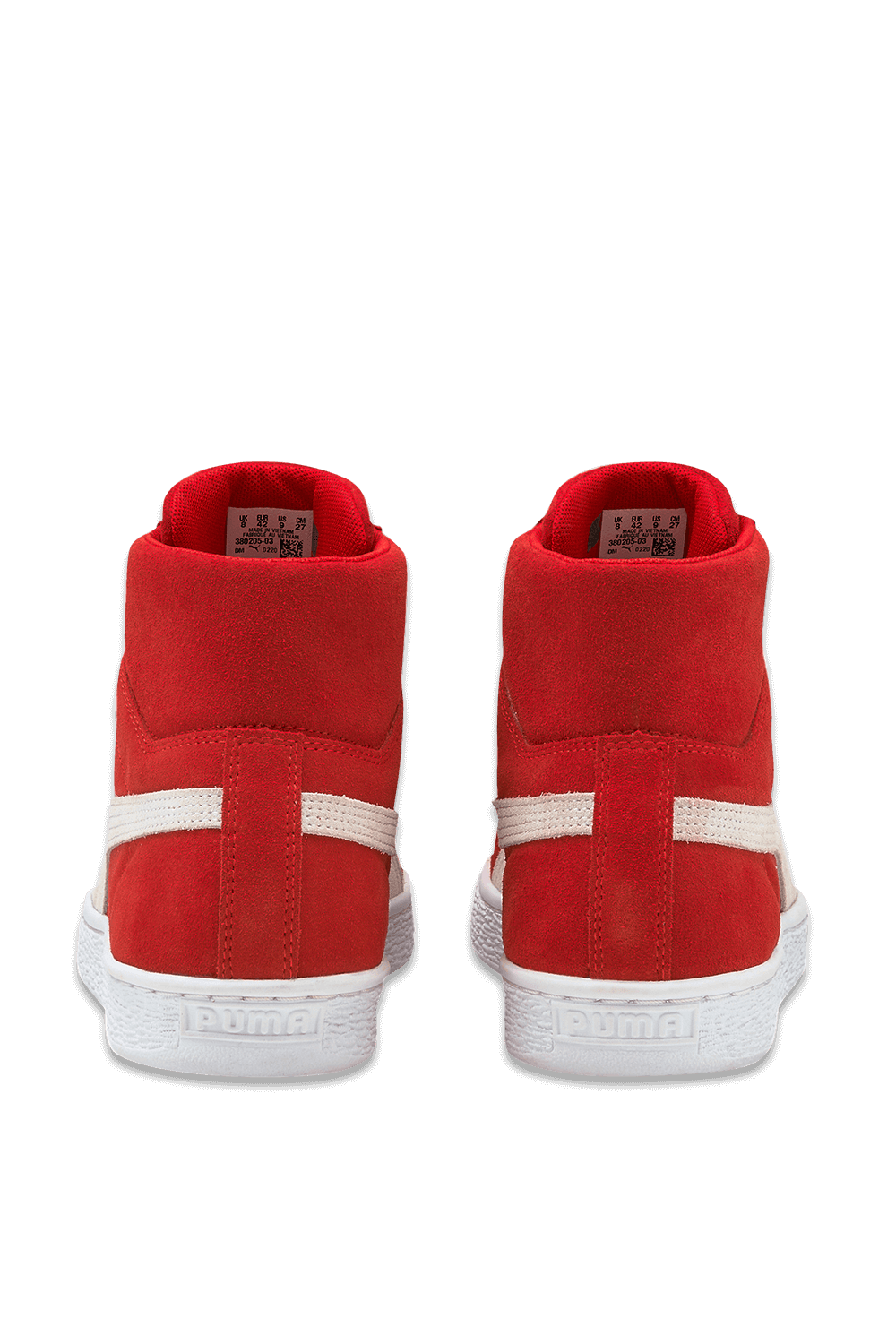 Suede Classic High-Top in Red | Factory 54