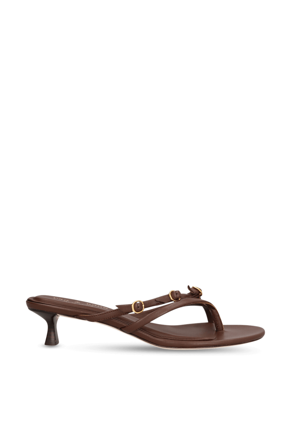 תמונה קידמית של סנדלי סליידס עקב