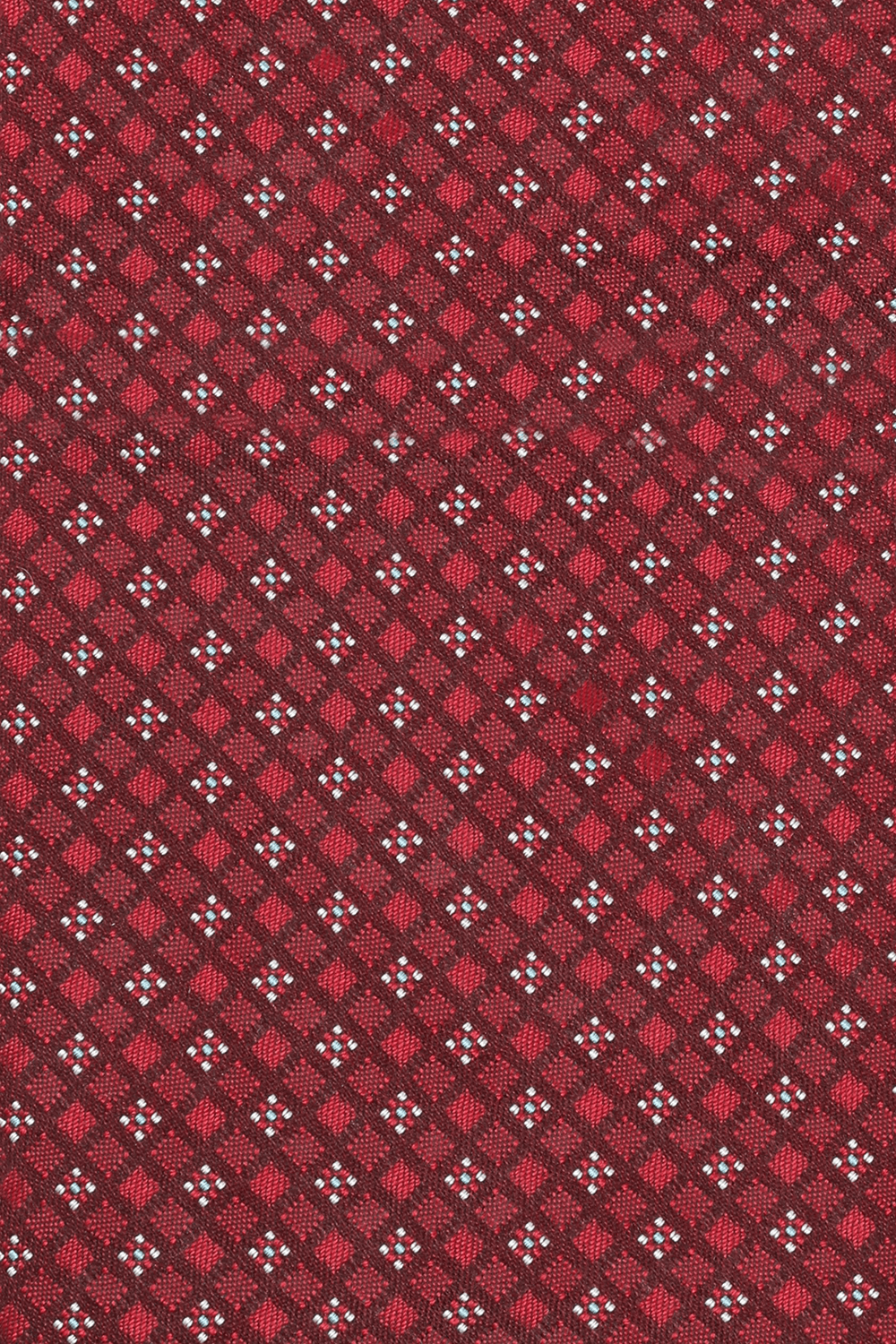 תמונת תקריב של Textured Tie in Red