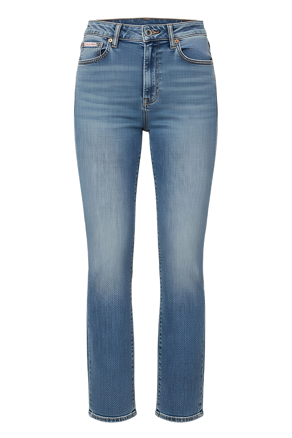 תמונה קידמית של מכנסי ג'ינס בגזרת סקיני בוטקאט