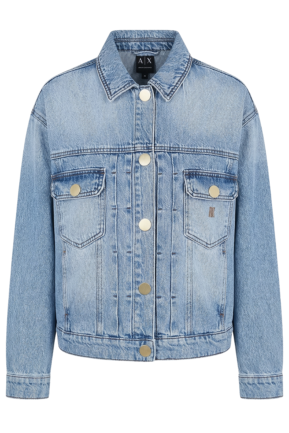 תמונה קידמית של ז'קט ג'ינס