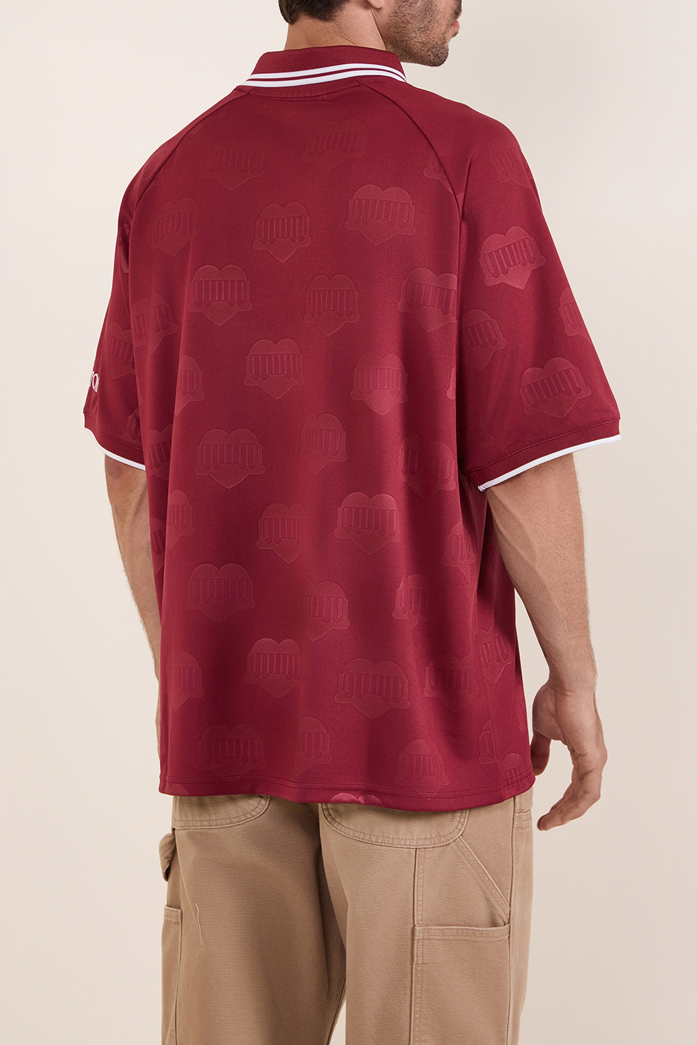 תמונת תקריב דוגמן של חולצת פוטבול