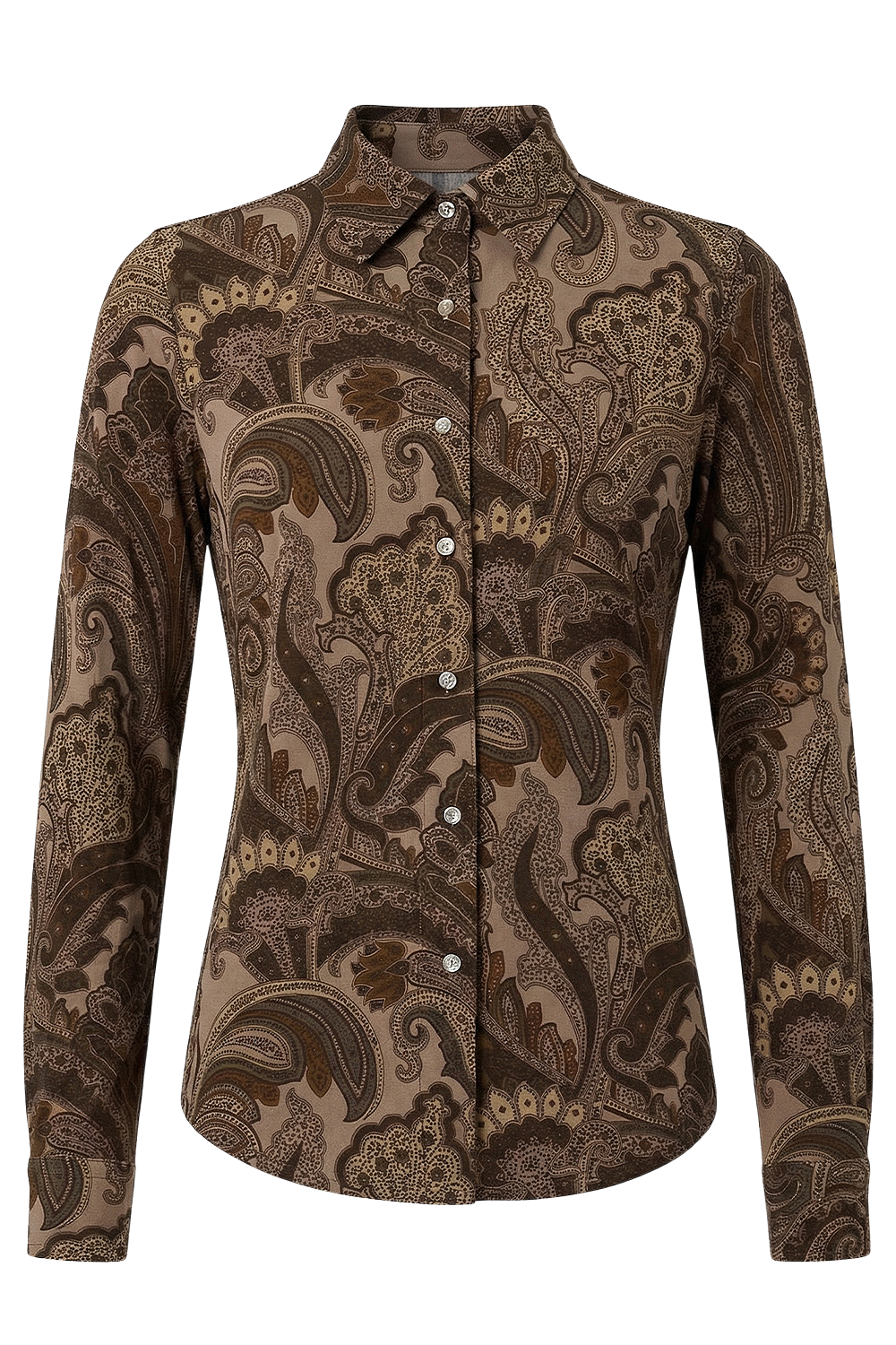 תמונה קידמית של חולצה מכופתרת