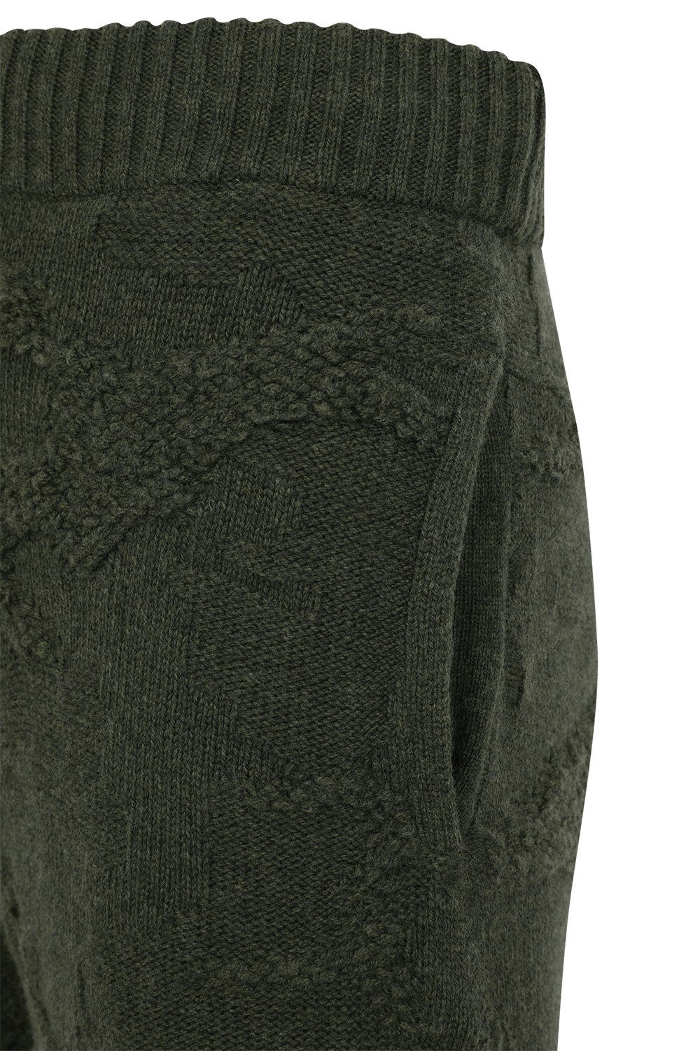 תמונה אחורית של אדידס X אייבי פארק מכנסי פוטר מצמר