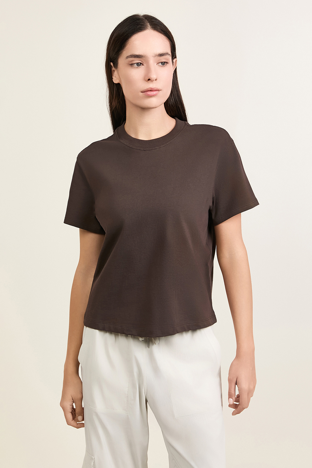 תמונת דוגמן קידמית של Relaxed-Fit Cotton Jersey T-Shirt