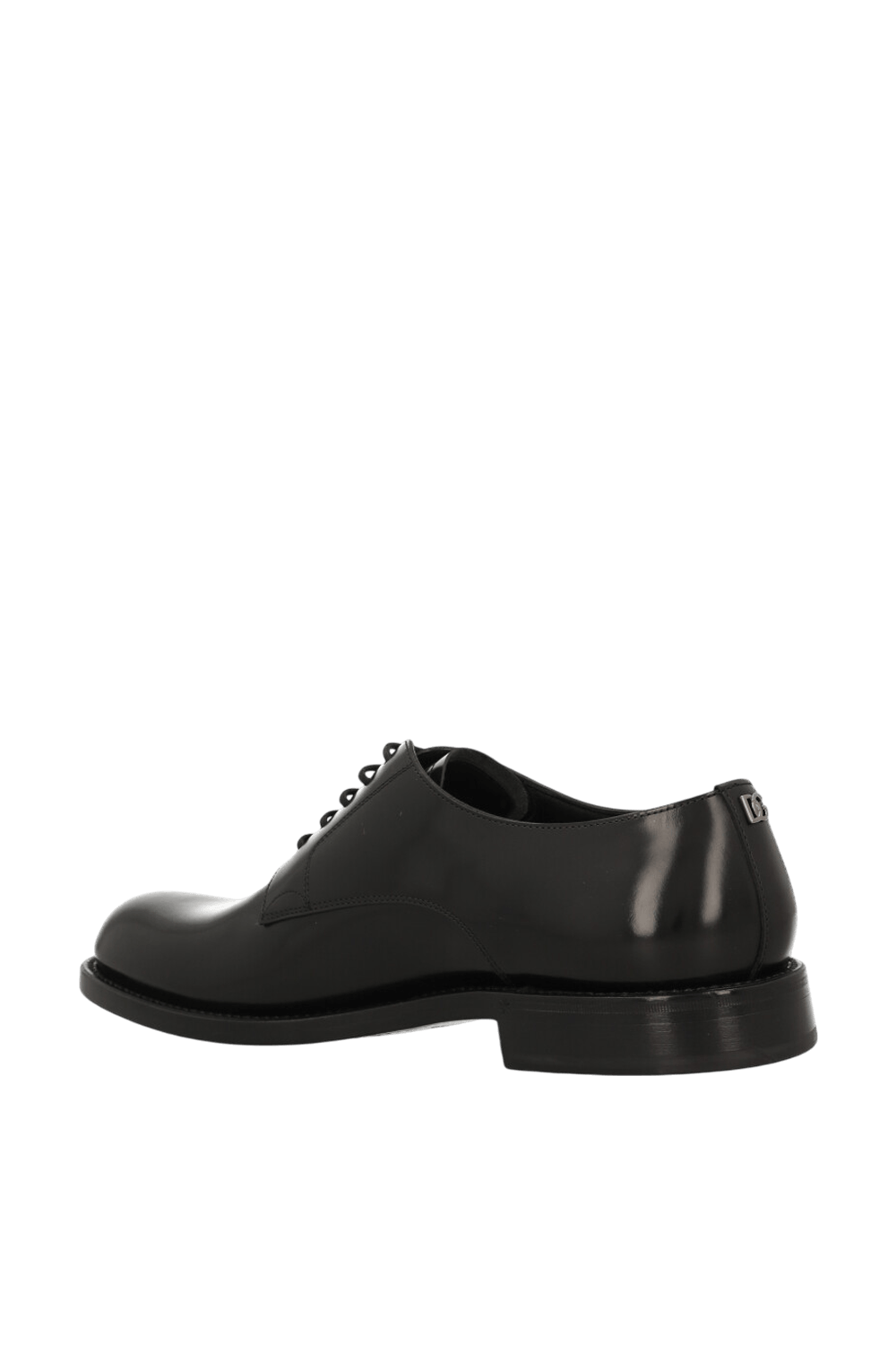 תמונה אחורית של נעלי דרבי עור