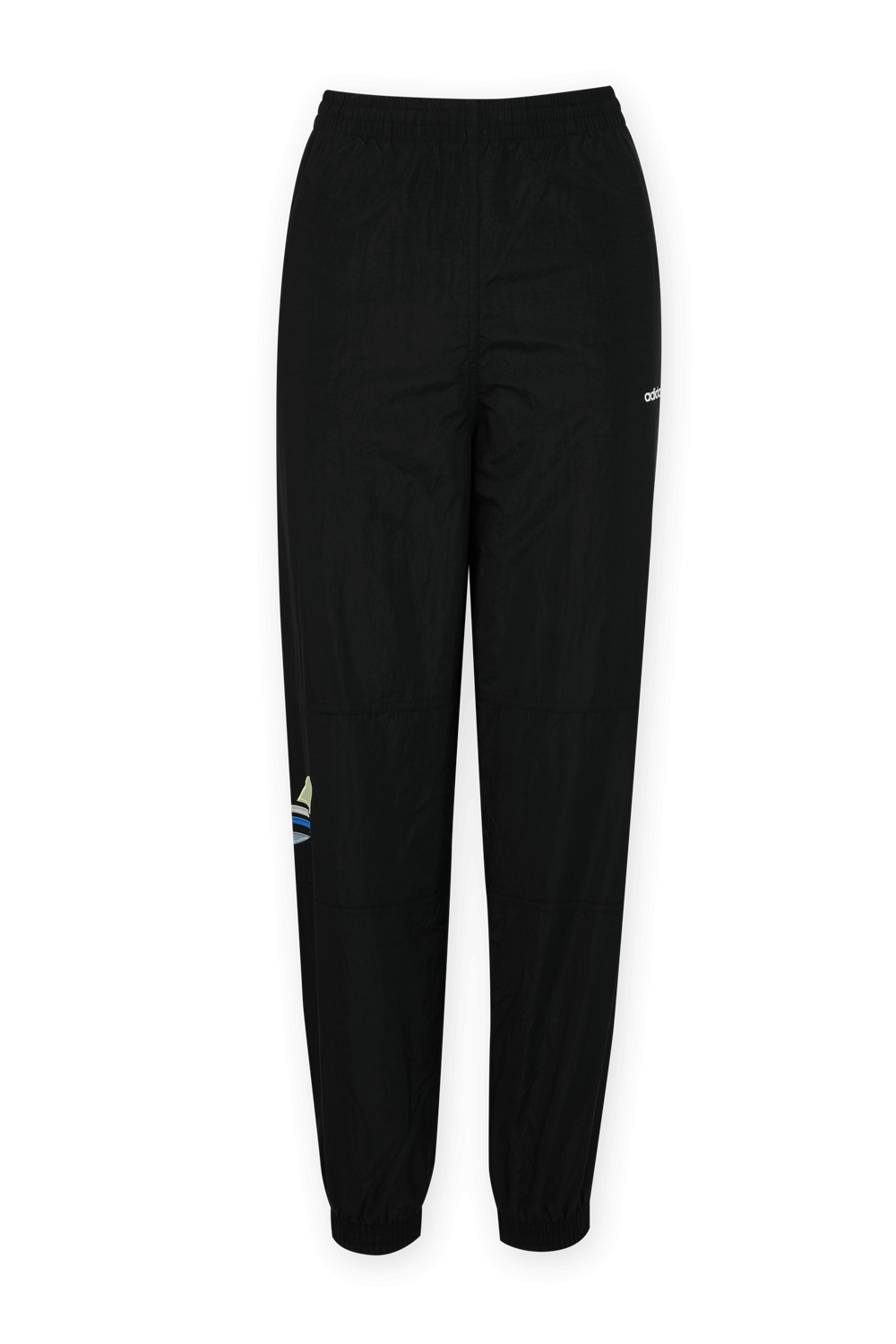מכנסי טרנינג ארוכים שחורים עם לוגו רקום ADIDAS ORIGINALS