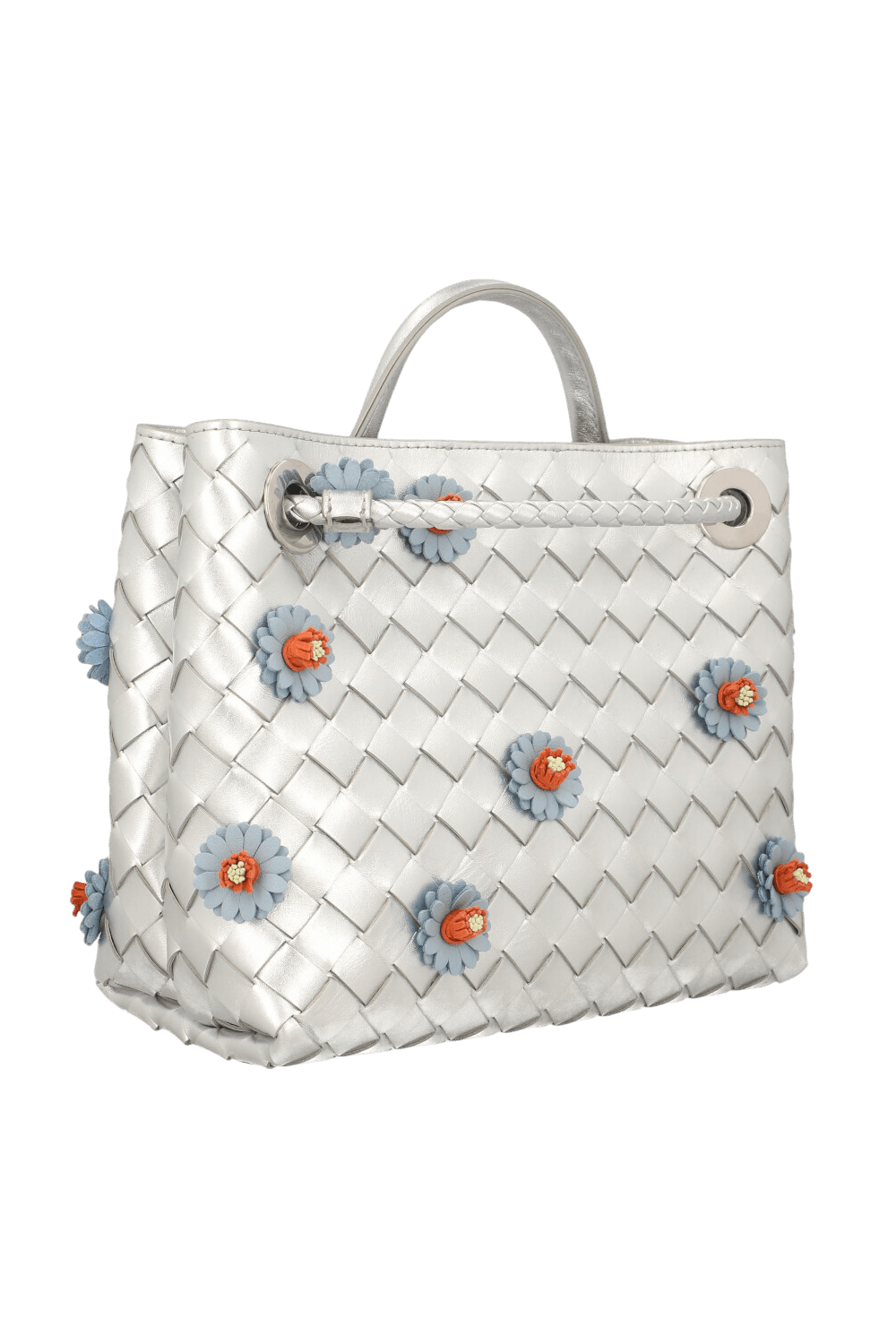 תמונה אחורית של תיק יד אנדיאמו סמול פרחים