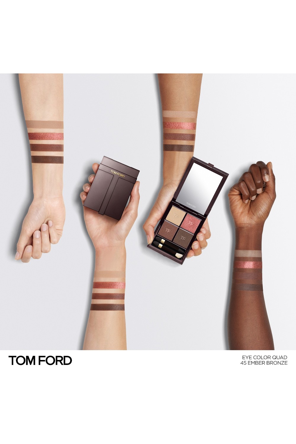 תמונה אחורית של EYE COLOR QUAD CREME 45 Ember Bronze