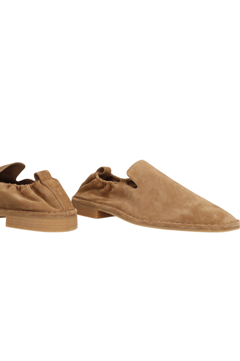 תמונת תקריב של נעלי מוקסין