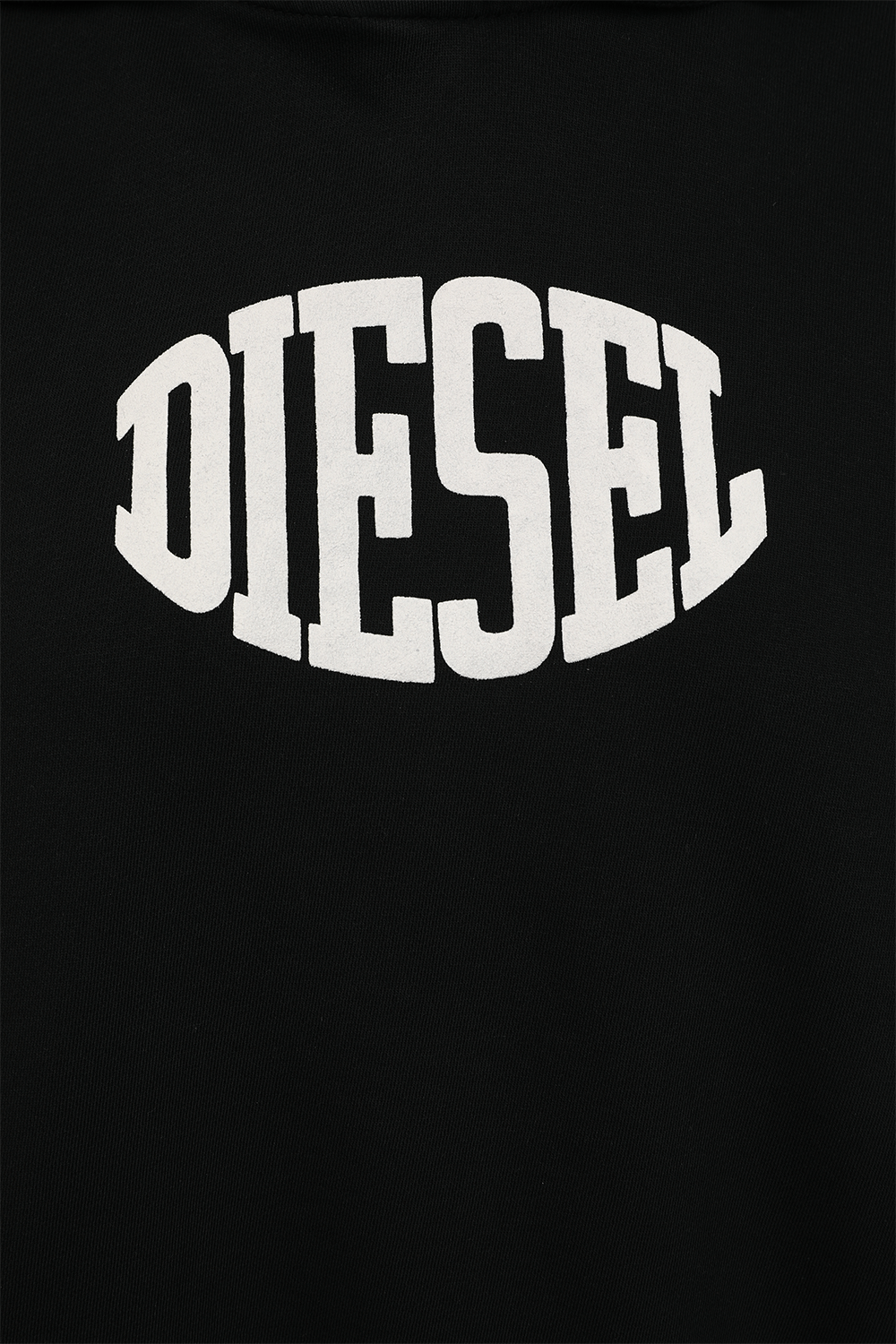 תמונה אחורית של סווטשירט קפוצ'ון לוגו