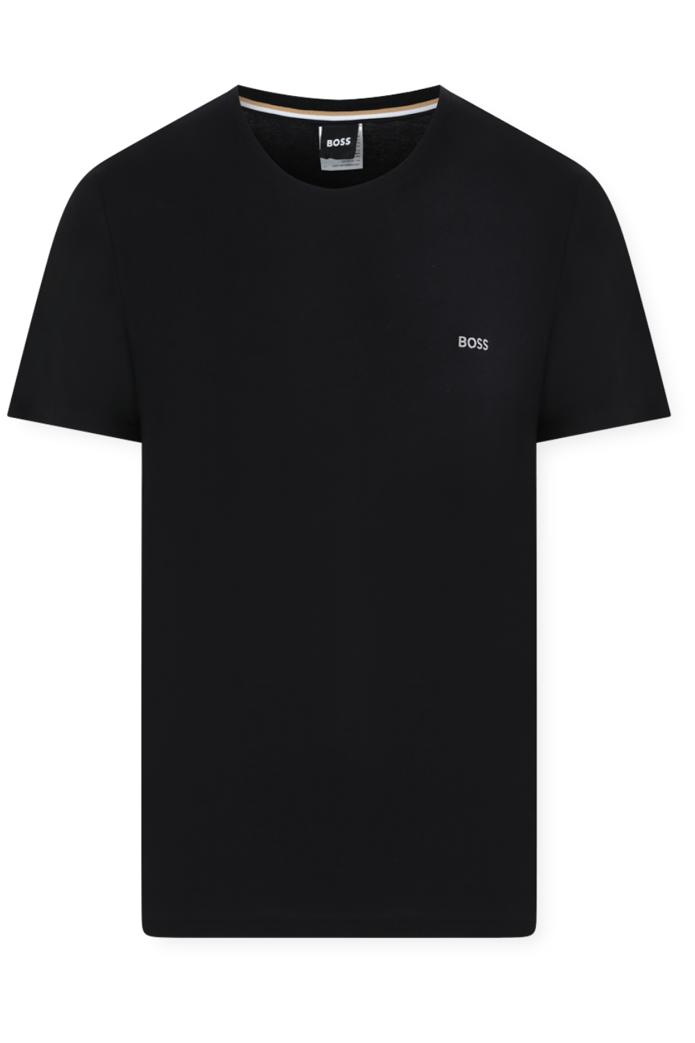 תמונה קידמית של חולצת טי עם צוואורן מעוגל