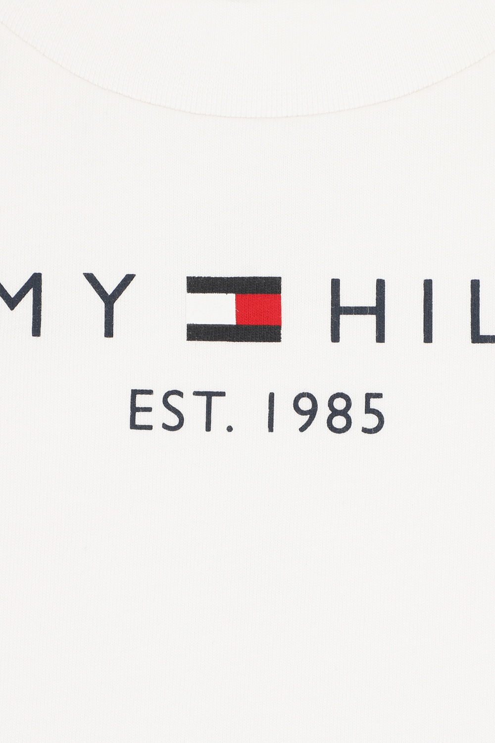 תמונה אחורית של חולצת טי עם הדפס לוגו-  גילאי 12 חודשים-7 שנים