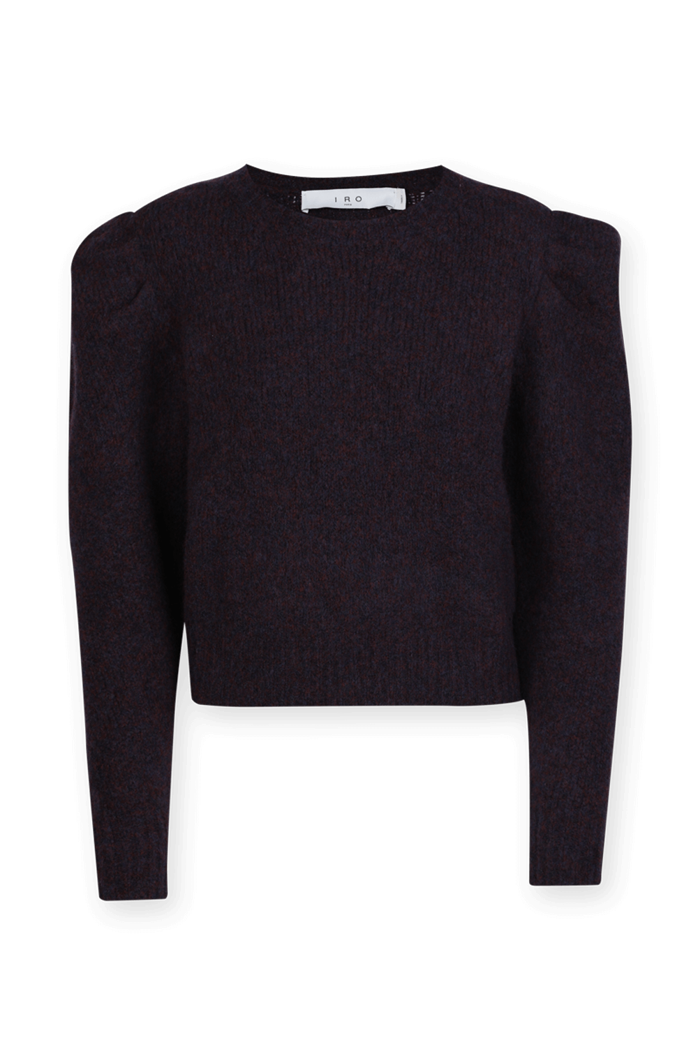 תמונה קידמית של Omahaya Structured Shoulder Sweather In Deep Purple